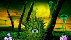 Abstract outer space digital art abdul kader keita