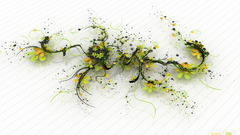 Abstract paper Flowers