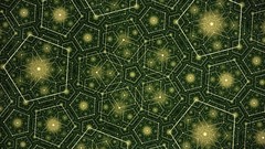 Abstract pentagon artwork