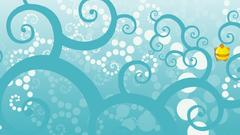 Abstract Plants pompom