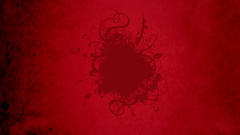 Abstract red digital art