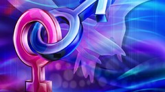 Abstract signs heterosexual