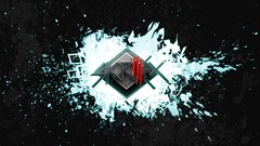 Abstract skrillex sonny moore wall painting