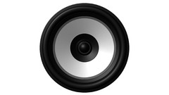 Abstract speaker digital art