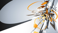 Abstract splash around daim