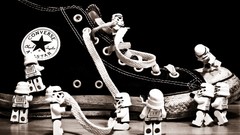 Abstract stormtroopers Converse Legos
