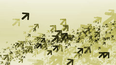 Abstract swarm flock fly