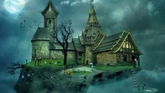 Abstract Thunderbolt mansion fictional