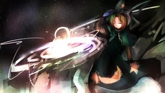 Abstract touhou dark green
