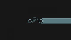 Abstract Tron cycle minimalistic motorbikes