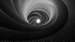 Abstract vortex 3d greyscale