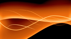 Abstract waves orange dominated