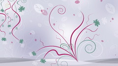 Abstract widescreen juice drop