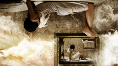 Abstract woman window mind