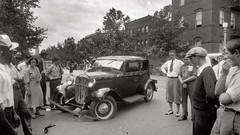 Accident vintage monochrome USA historic