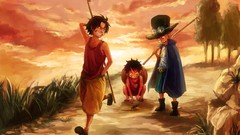 Ace brother monkey d luffy brotherhood One Piece (anime) Sabo