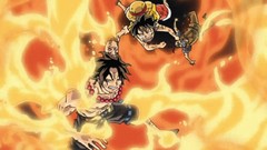 Ace punch monkey d luffy portgas d ace screenshots One Piece 