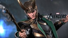 Action figures loki sceptres The Avengers (movie)