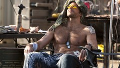 Actors Bradley Cooper The A-Team watches dog tags