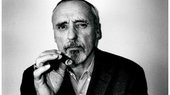 Actors Celebrity monochrome cigars Dennis Hopper R.I.P