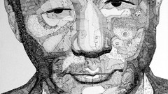 Actors faces monochrome takeshi kitano artwork directors