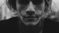 Actors Heath Ledger the joker portraits greyscale unfinished