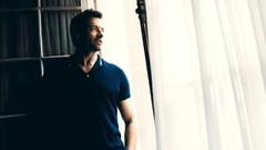 Actors Hugh Jackman polo shirt