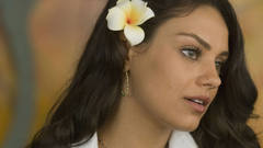 Actress flower in hair