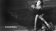 Actress grayscale Milla Jovovich