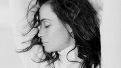 Actress lipstick brunettes sweaters Emmanuelle Beart