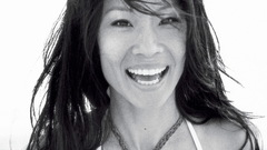 Actress Lucy Liu laughing