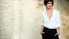 Actress models Audrey Tautou