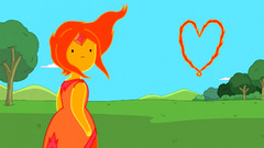 adventure time children artwork heart Flame Princess cartoon