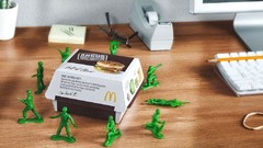 Advertisement artwork inspirational Mc Donalds