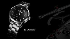 Advertisement black background watches carrera TAG Heuer