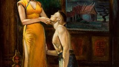 Advertisement Chinese creativity artwork pinups old people