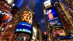 Advertisement cityscapes night architecture