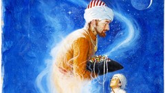 Advertisement creativity arabian artwork pinups old people