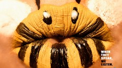 Advertisement lips brands artwork Kiss Kiss