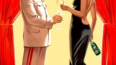 Advertisement USSR artwork Joseph Stalin Russians