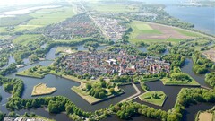 aerial view Naarden (netherlands) Netherlands bird's-eye view