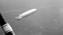 Air airship old photo monochrome Nazi blimps