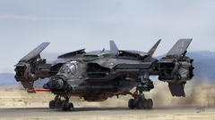 Aircraft 3d render digital art cgi futuristic vehicle artwork