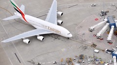 Aircraft Airbus Airbus A380-800 Emirates Airlines