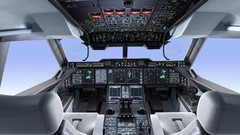 Aircraft airplanes cockpit Airbus Airbus A400M
