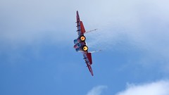 Aircraft airplanes skies mig-29 Russian Air Force fighter jets