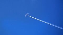 Aircraft atmosphere outer space Blue Moon