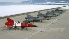 Aircraft Austria Saab Draken