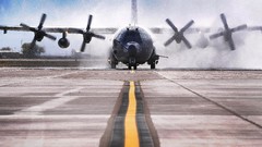 Aircraft aviation AC-130 Spooky/Spectre C-130 Hercules AC-130U