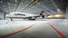 Aircraft aviation Lufthansa Airbus A380-800